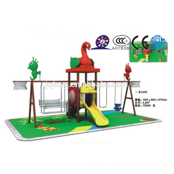 JQB1499 hotsale Popular Kids Outdoor Plástico Playground Equipamentos